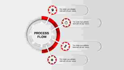 process flow ppt template-process flow ppt template-red